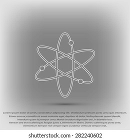 atom vector icon