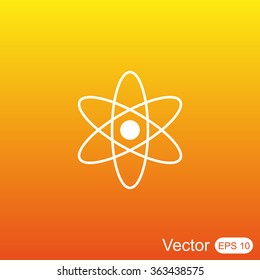 Atom vector icon