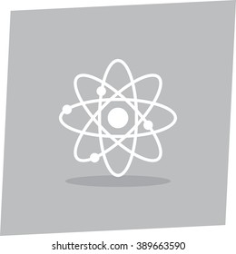 Atom vector icon