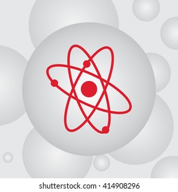 Atom vector icon