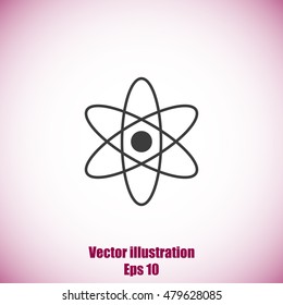 Atom vector icon