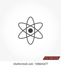 Atom vector icon