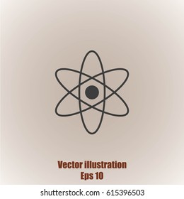 Atom vector icon