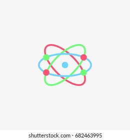 atom vector icon