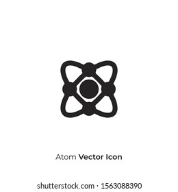Atom vector icon illustration. Ui/Ux. Premium quality.