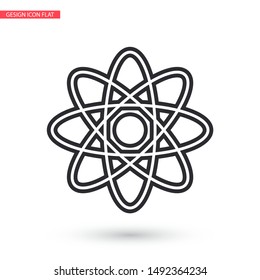 atom Vector icon . Lorem Ipsum Illustration design