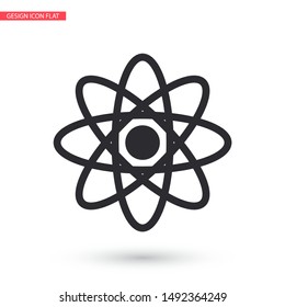 atom Vector icon . Lorem Ipsum Illustration design