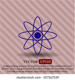 Atom-Vektorsymbol oder -Symbol