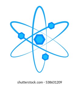 Atom vector illustration