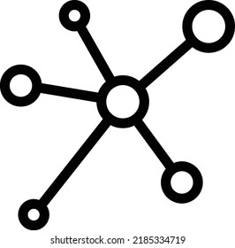 ilustración del vector atom en un fondo transparente. Símbolos de calidad superior. Iconos vectoriales de línea delgada para el diseño de conceptos y gráficos.
