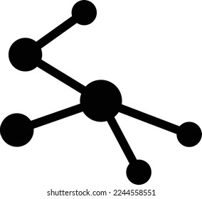 atom Vector illustration on a transparent background. Premium quality symmbols. Glyphs vector icons for concept and graphic design.