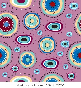 Atom vetor seamless pattern