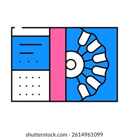 atomic absorption spectrometer line icon vector. atomic absorption spectrometer sign. isolated symbol illustration