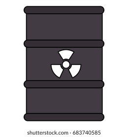 atomic barrel isolated icon