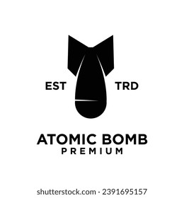 Atomic Bomb icon design illustration template