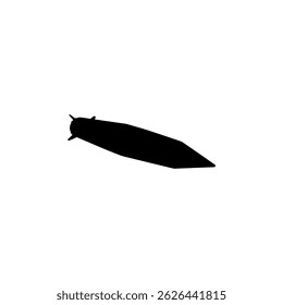 Silueta atómica de la bomba, puede utilizar para la ilustración del arte, el icono, el símbolo, el pictograma, la ilustración de la Noticias, o el elemento del Diseño gráfico. Ilustración vectorial