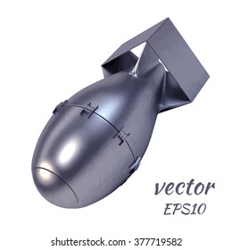 Atomic bomb. Vector illustration