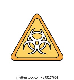 atomic caution signal icon