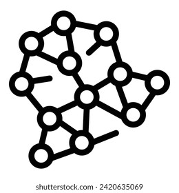 Atomic chemistry icon outline vector. School lady. Tech specialist