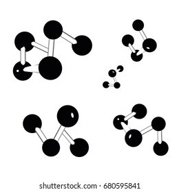 Atomic compound of DNA molecules social network