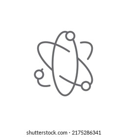 atomic editable outline icon, smart stroke icon 