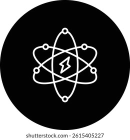 Atomic Energy vector icon. Can be used for printing, mobile and web applications.