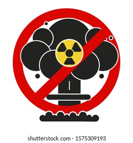 Atomic Explosion Suitable For Greeting Card, Poster Or T-shirt Printing.