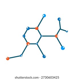 Atomic Icon. Schwarzes Neutronenatom-Logo einzeln auf leerem Hintergrund. Atomare. Kernsymbol. Orbitale Rotation. Das Symbol des Protonenkerns. Vektorgrafik