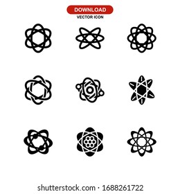 atomic icon or logo isolated sign symbol vector illustration - Collection of high quality black style vector icons
