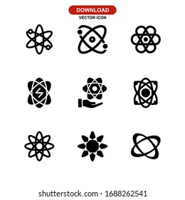 atomic icon or logo isolated sign symbol vector illustration - Collection of high quality black style vector icons
