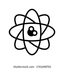 Atomic icon or logo isolated sign symbol vector illustration - high quality black style vector icons
