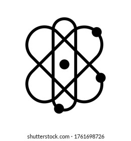 Atomic icon or logo isolated sign symbol vector illustration - high quality black style vector icons
