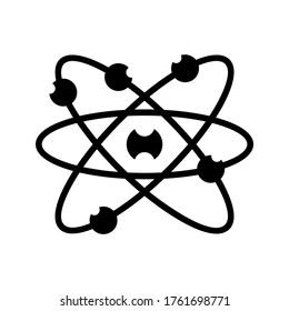 Atomic icon or logo isolated sign symbol vector illustration - high quality black style vector icons
