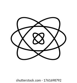 Atomic icon or logo isolated sign symbol vector illustration - high quality black style vector icons
