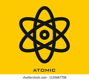Atomic icon signs