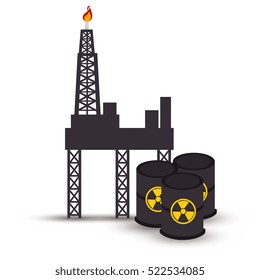 atomic industry isolated icon