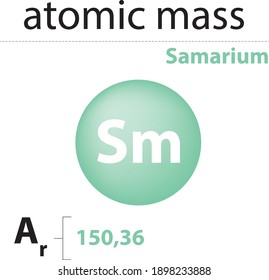 atomic mass Samarium chemistry elements