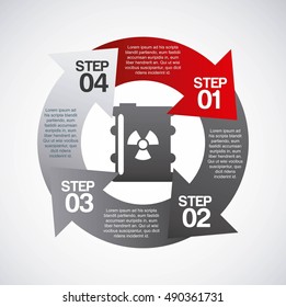 atomic nuclear industry icon vector illustration design