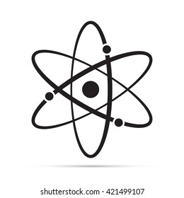 Atomic Orbit Symbol Science Icon