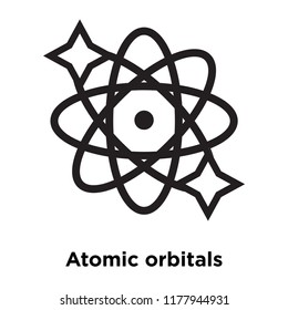 Atomic Orbitals Icon Vector Isolated On Stock Vector (Royalty Free ...