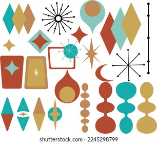 Atomic Shapes Vector Art Set