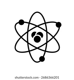 Atomic structure icons for science