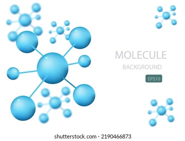 atomic structure molecule model background wallpaper vector illustration