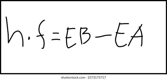 atomic structure, photon energy physics formula