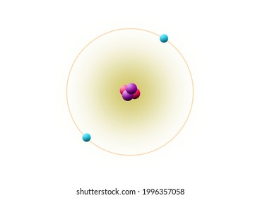 Atomic Structure Vector Illustration Protons Electrons Stock Vector ...