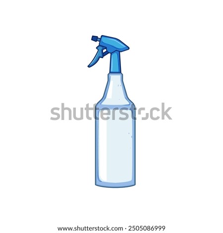 atomizer spray bottle cartoon. pump refillable, plastic glass, cleaning gardening atomizer spray bottle sign. isolated symbol vector illustration