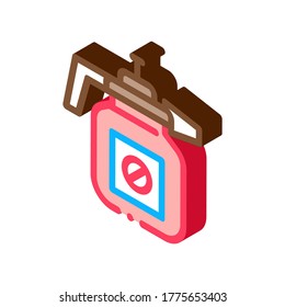 Atomizer Tool Icon Vector. Isometric Atomizer Tool isometric sign. color isolated symbol illustration