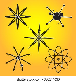 atoms 5 icon pack yellow