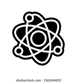atoms icon. Element of Science for mobile concept and web apps icon. Glyph, flat icon for website design and development, app development