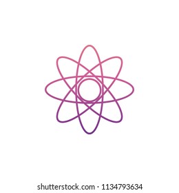 atoms icon in Neon style